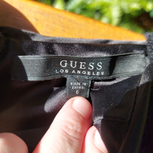 Guess black lace mini dress - Picture 3 of 3